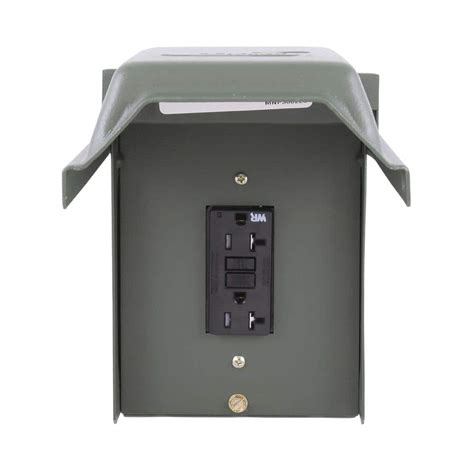 wired up 20 amp junction box|20 amp outdoor outlet.